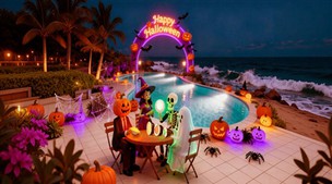 Halloween Tech Magic: Transfòme pisin ou a ak efè ekleraj pwofesyonèl anba dlo